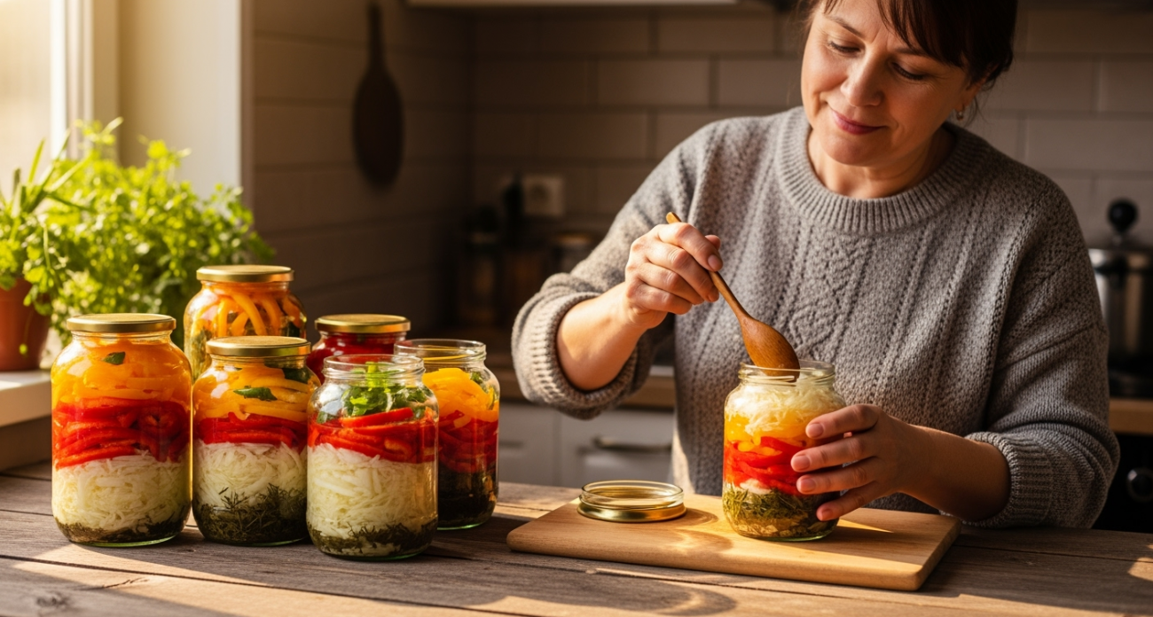 Секрет идеального маринада: капуста остается хрустящей всю зиму, а гости выпрашивают рецепт