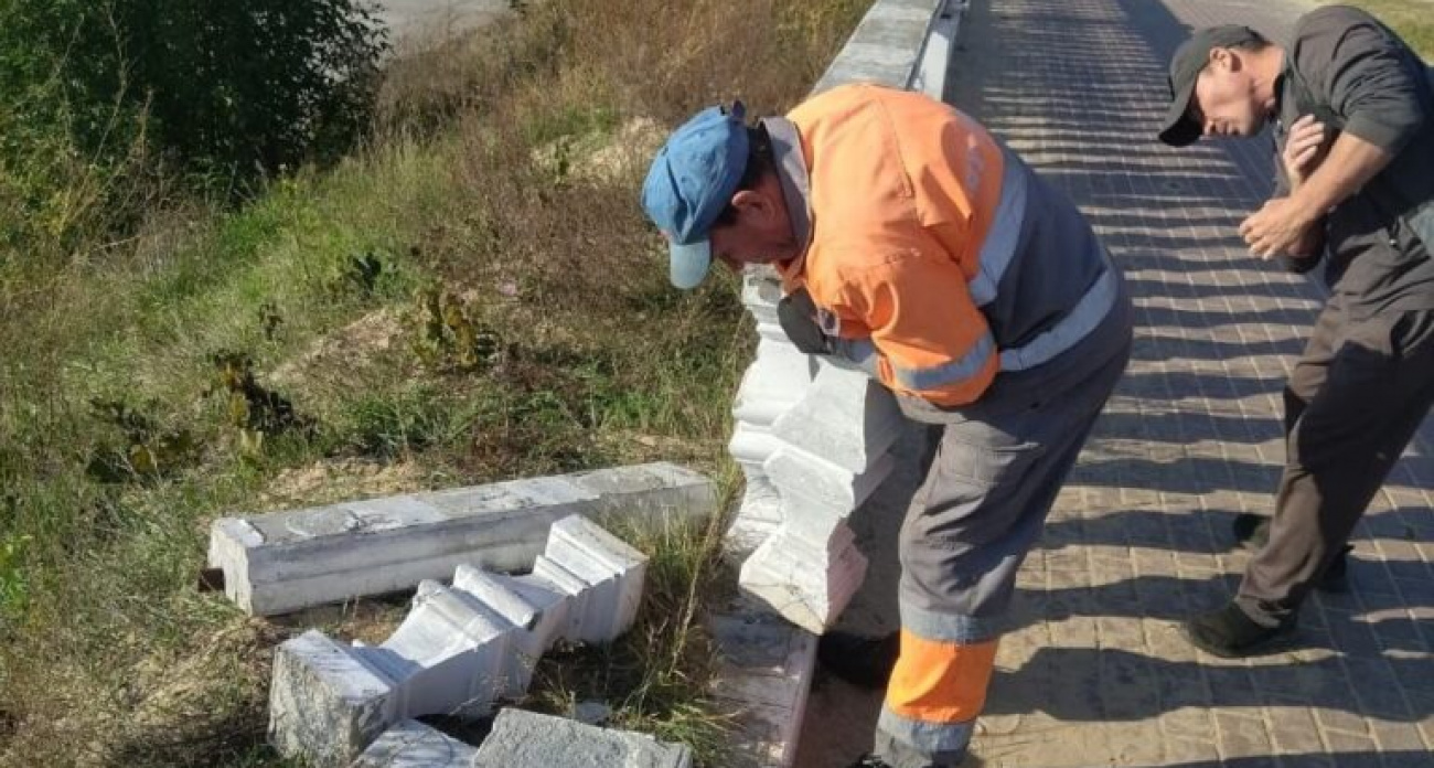 Поврежденную балюстрадю на Окской набережной в Дзержинске восстановили за выходные