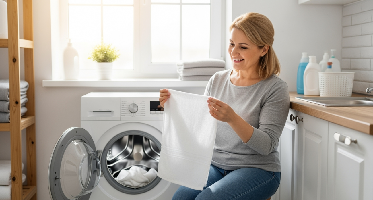 Блогер Марина Жукова раскрыла тайну белоснежных полотенец: что она добавляет к обычному порошку