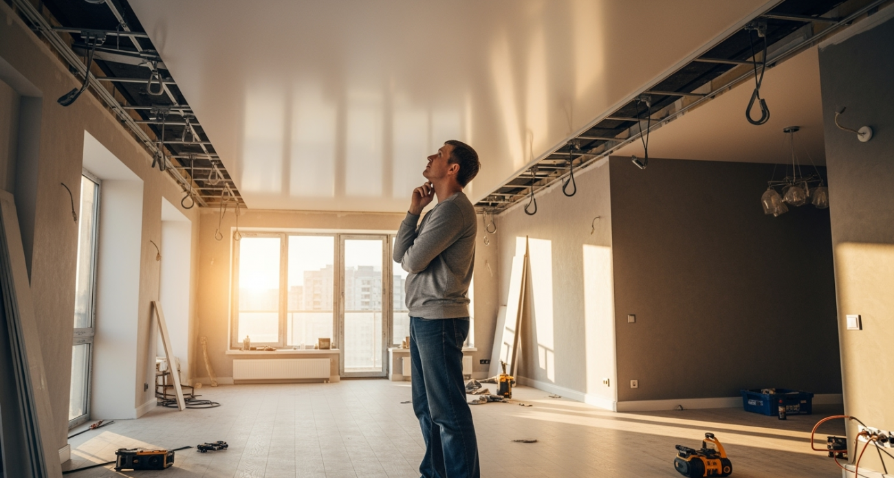 Что скрывают монтажники натяжных потолков: правда о «европейском» качестве и токсичных газах при пожаре