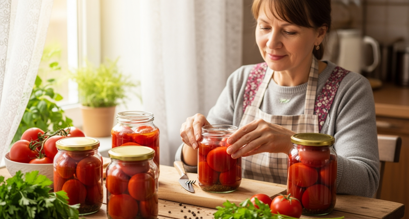 Секрет идеальных маринованных помидоров: почему этот рецепт хранят в тайне уже 50 лет