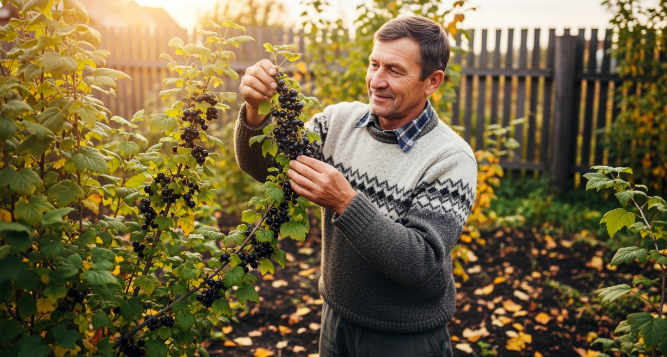 Дедовский секрет смородины: три простых шага осенью превращают горстку кислых ягод в ведра сладкого урожая