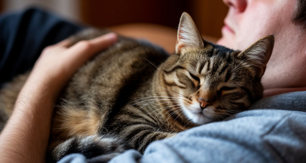 Почему кошка ложится именно на вас ночью: древний инстинкт, который может спасти жизнь