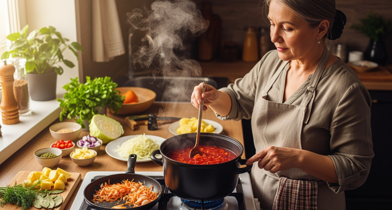 Почему у одних хозяек борщ получается ресторанного уровня, а у других разваливается в кашу: дело в одной хитрости