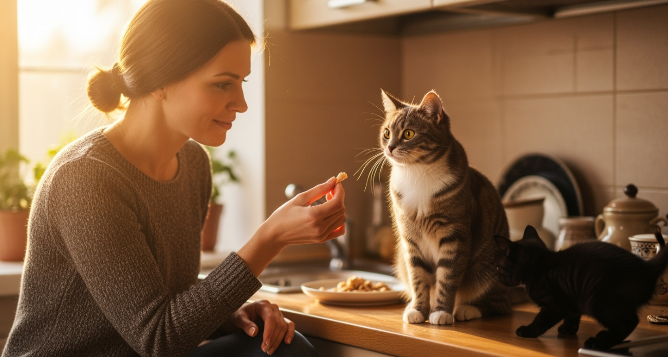 10 продуктов с вашего стола, которые кошка может есть без вреда: ветеринары раскрыли безопасный список