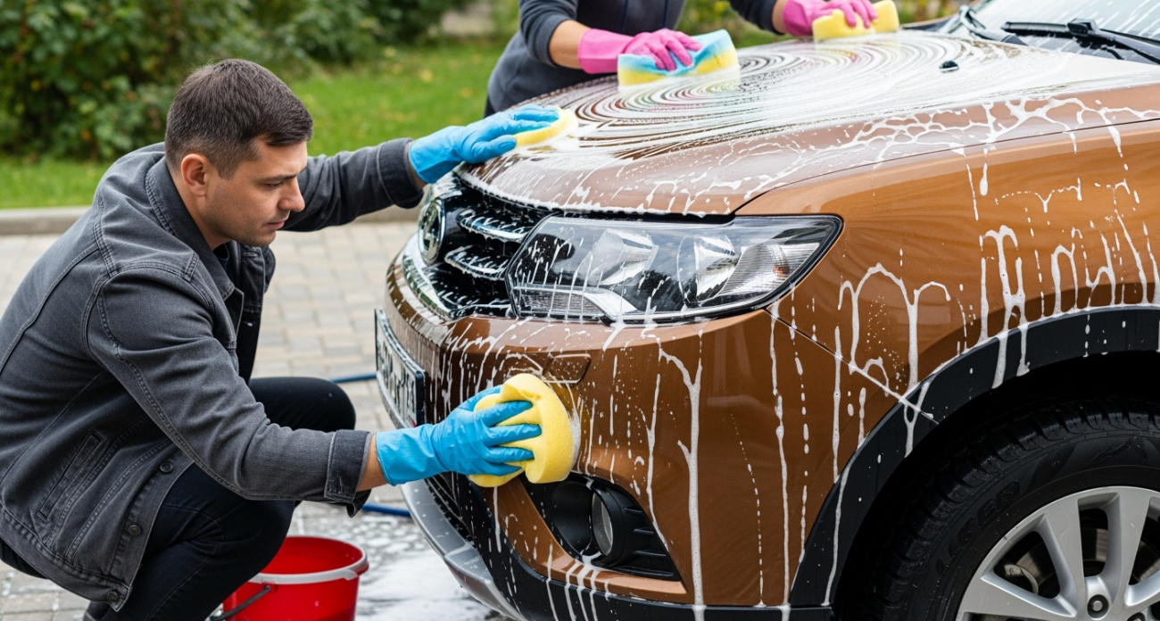 Автомеханики скрывают простой трюк с воском: машина блестит месяцами, а грязь сама скатывается