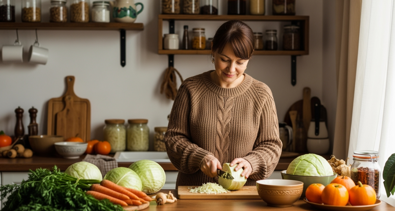 Хозяйки, знающие эти октябрьские даты, получают капусту, которая хрустит до самой весны