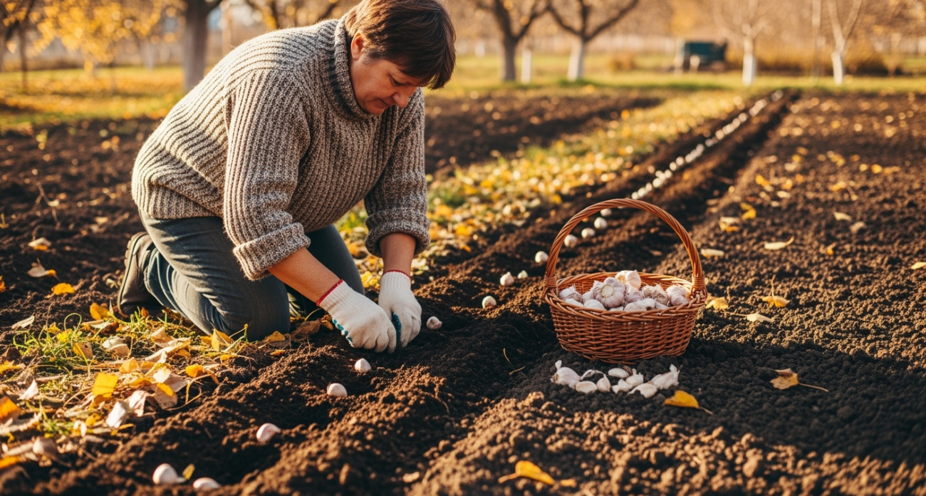Как правильно высадить чеснок осенью: простые правила для крупного и здорового урожая