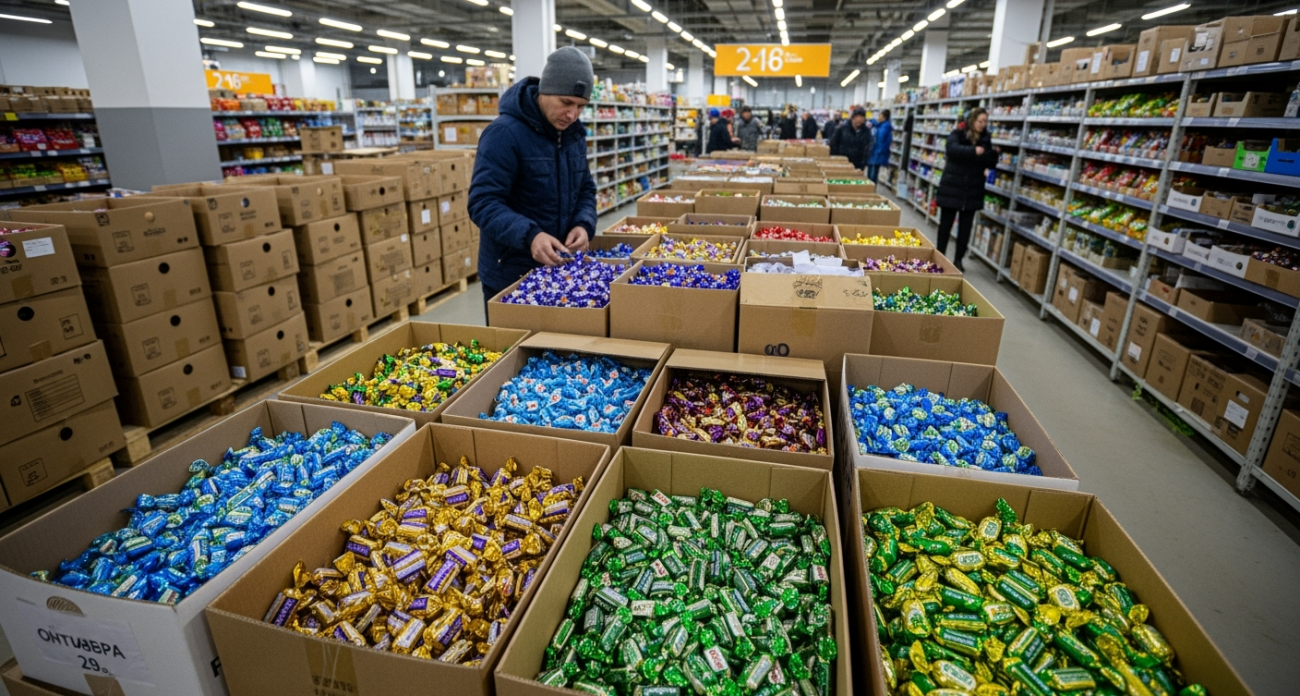 Иранские конфеты в Светофоре за копейки: рассасывайте медленно, и красная обертка откроет вам самый кислый секрет