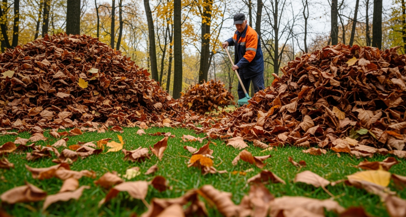 Соседи жгут листья, а я превращаю их в 6 кг огурцов и чернозём. Три способа для тех, кто устал покупать удобрения