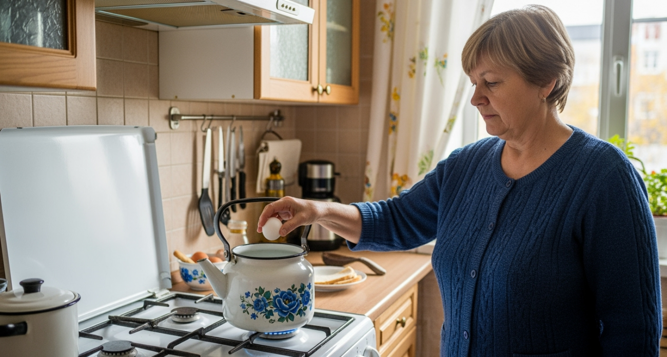 Юлия Высоцкая раскрыла, что выбрасывают все хозяйки, а она кладёт в чайник: накипь исчезает без следа