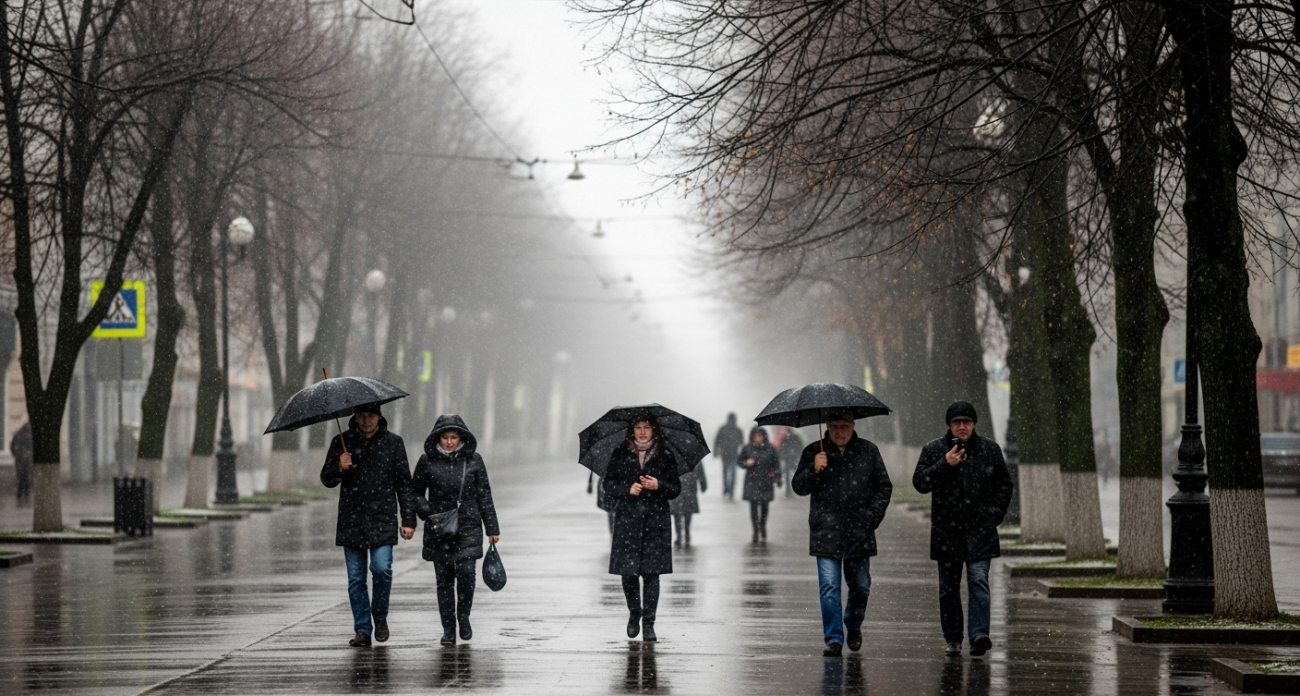 Первый снег с дождем и туманы: в регионе резко похолодает до -1°С