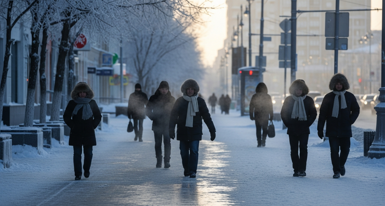 Морозы до -33°С и гололедица: синоптики предупреждают о суровых испытаниях 24 января