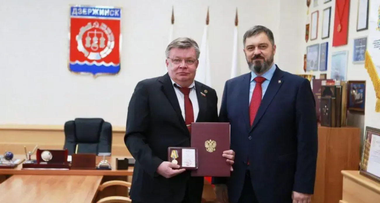 Министр обороны наградил депутата Дзержинска Шилова медалью за особые задачи в зоне СВО с 2022 года