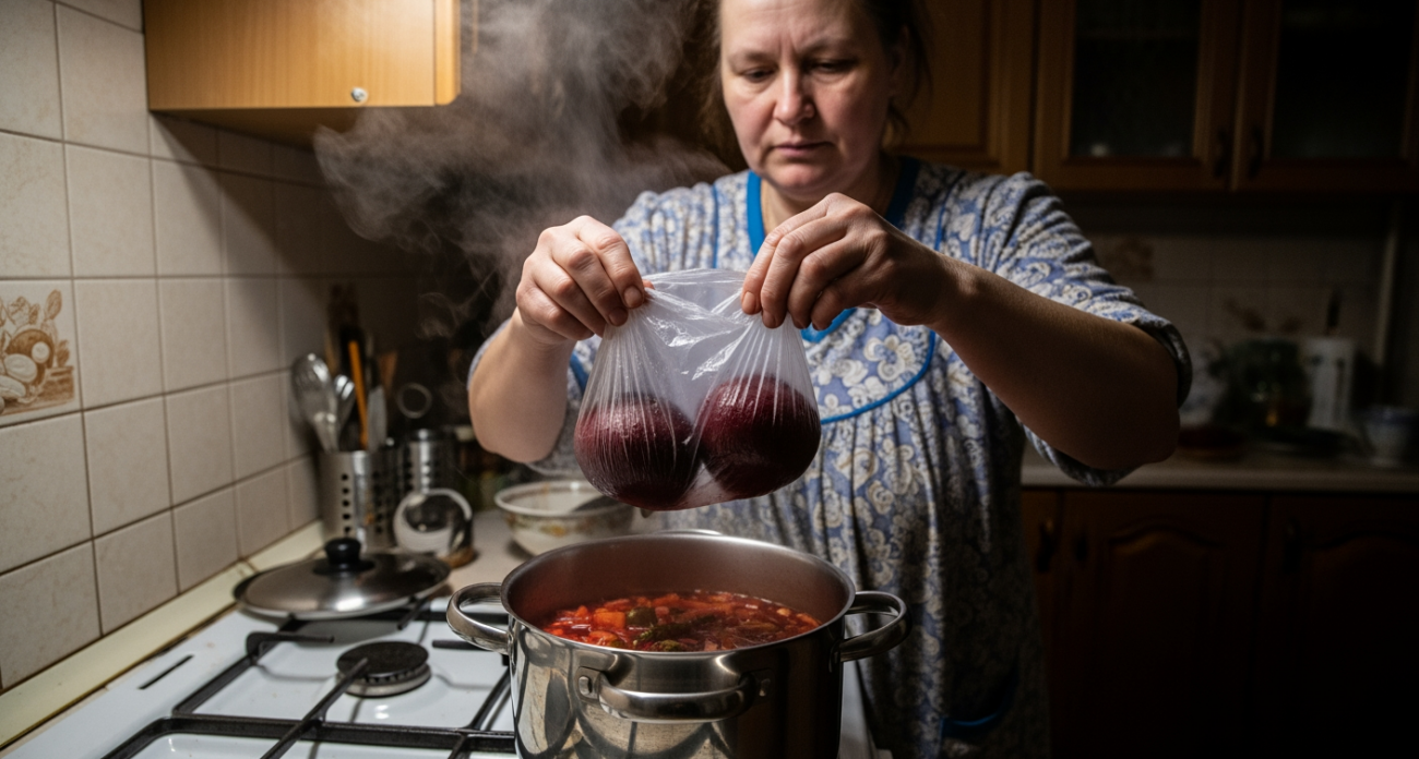 Никогда не буду варить свеклу по-старому: метод с пакетом сокращает время до 25 минут — проверено лично