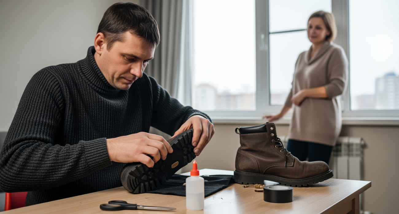 Простой трюк с зимней обувью: больше никакого скольжения, а жена благодарит каждый день - секрет, который стоит попробовать