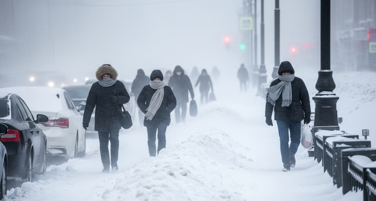 Метель и 20-градусные морозы обрушатся на регион 27 января