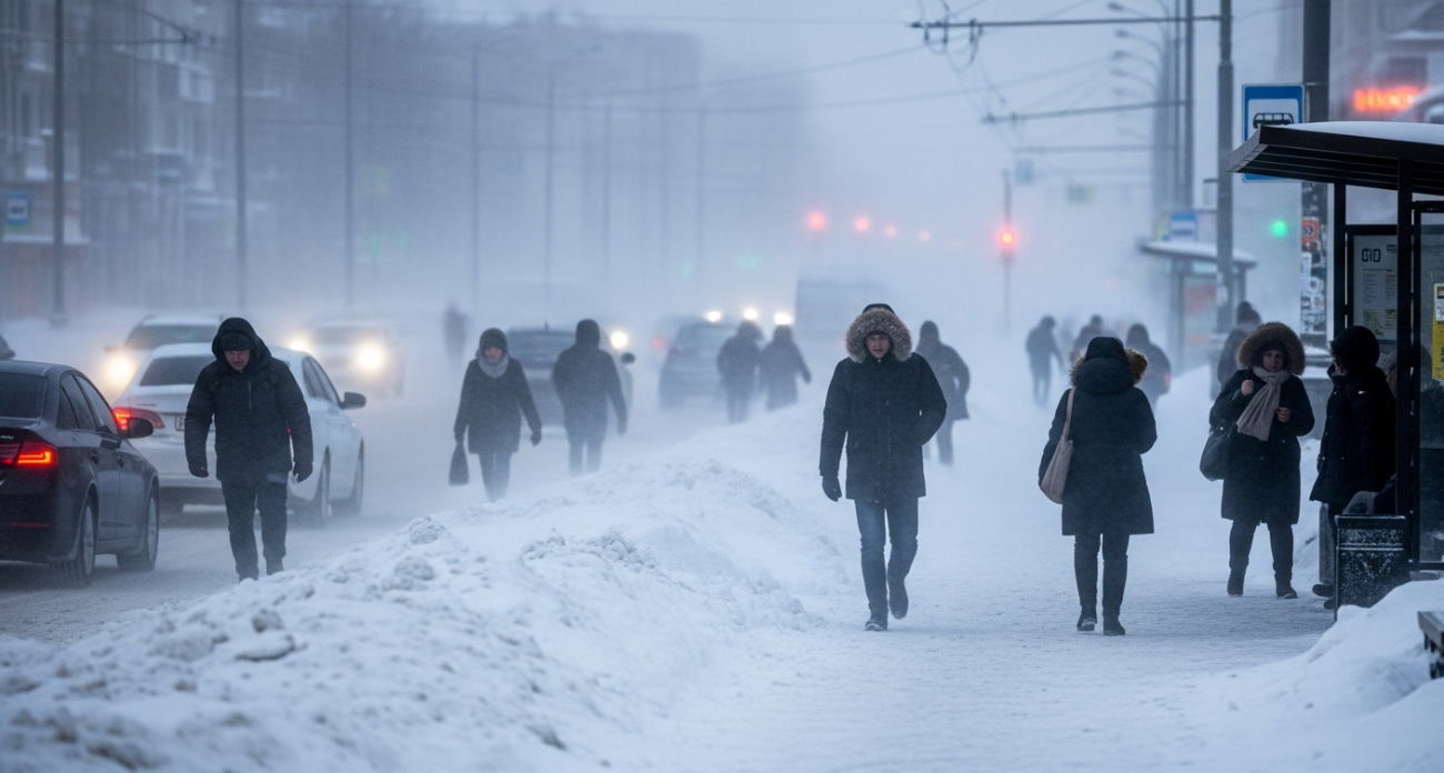 Метель и гололедица накроют регион: температура упадет до -17°С