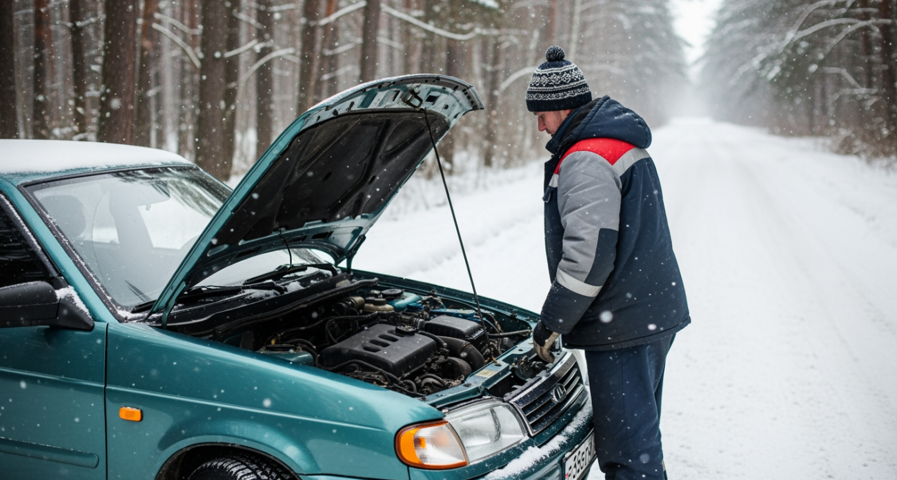 Дедовский метод оживить машину с разряженным аккумулятором когда вокруг только лес да поле