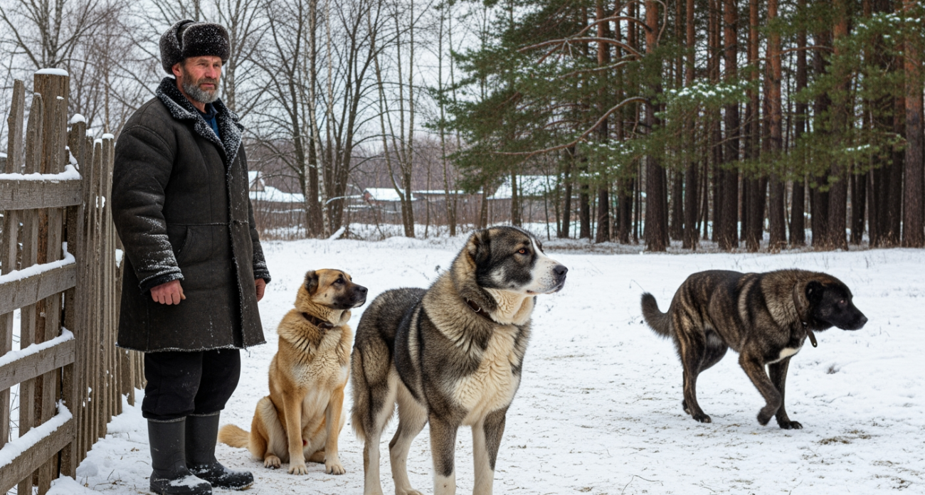 Эти собаки-защитники заставят волка убежать в страхе — даже егеря берут их с собой в самую глушь