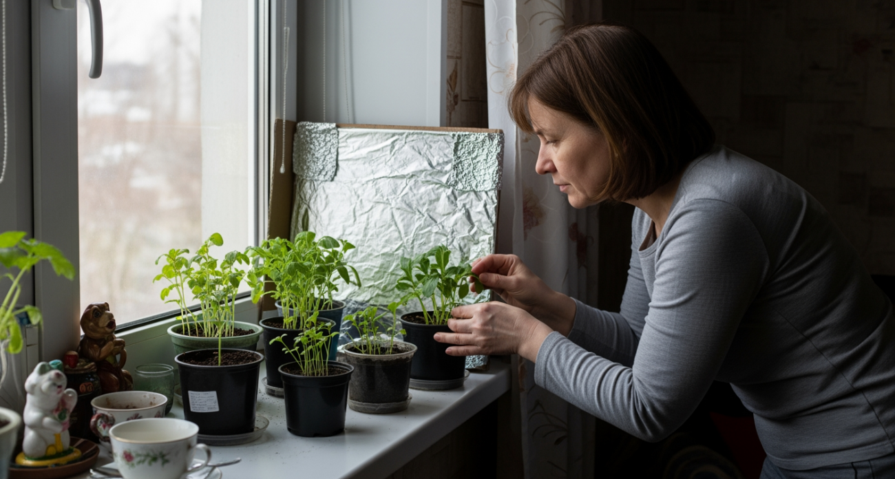 Секретный лайфхак с алюминиевой фольгой для мощного роста рассады, который садоводы скрывают от соседей