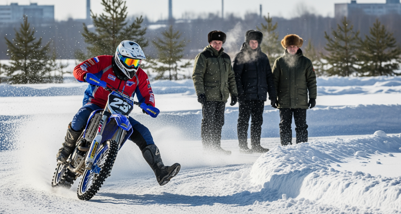 Экстремальный мотокросс на льду: 21 февраля гонщики из разных регионов сразятся за Зимний Кубок Главы Дзержинска