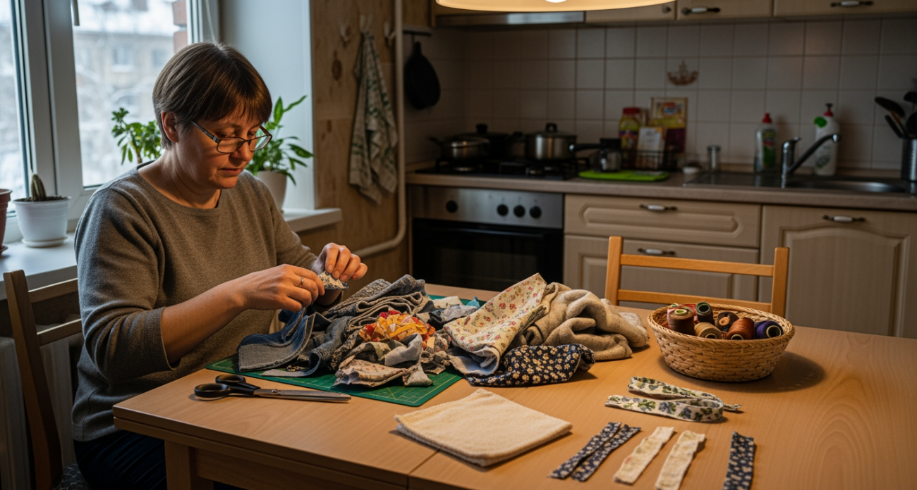Вторая жизнь ненужных лоскутков: 5 домашних лайфхаков для превращения текстильных остатков в полезные мелочи