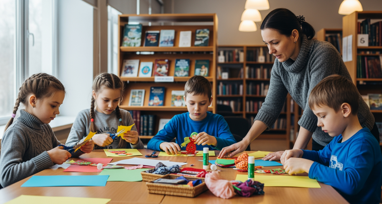 Блины и маски: как юные актеры Дзержинска превратят библиотеку Гагарина в театральные подмостки на Масленицу