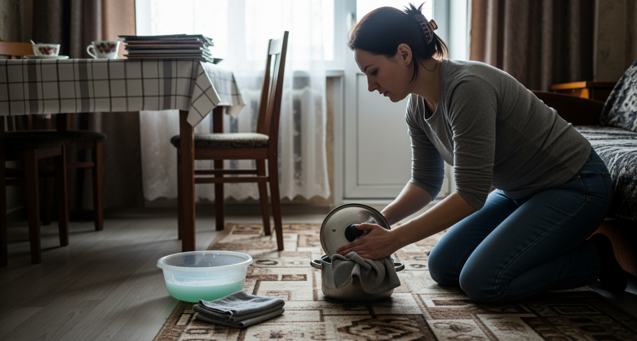 Домашний лайфхак от профессионалов: этот обычный предмет превращает грязный ковёр в идеально чистый за считанные минуты