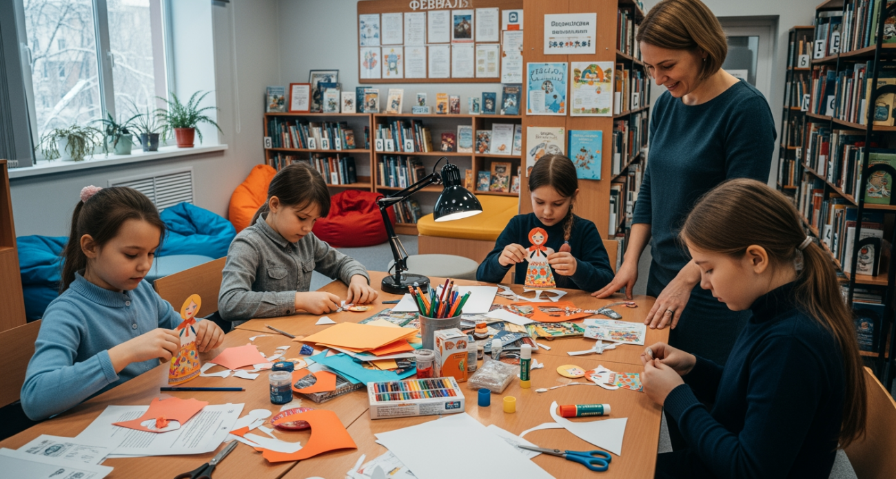 Масленица за кулисами: в Дзержинске актриса театра кукол готовит с детьми захватывающую праздничную премьеру
