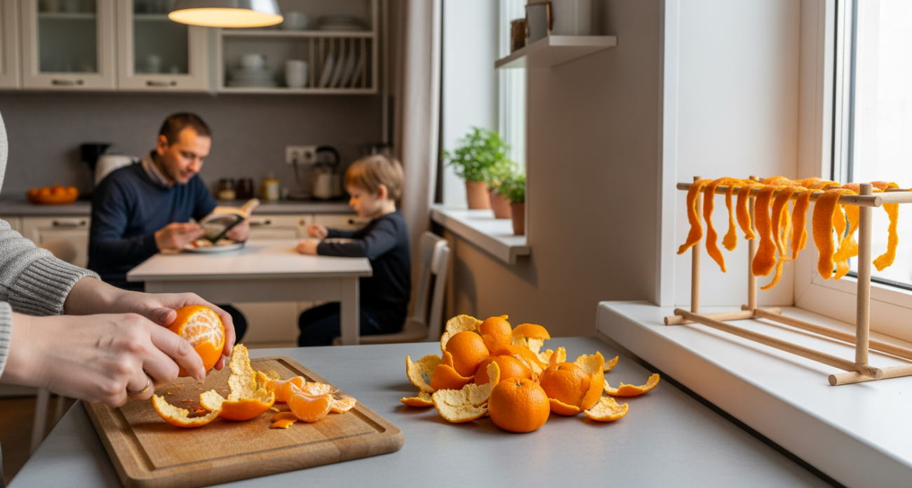 Европа сходит с ума от наших кухонных отходов — секретный способ превратить мандариновые корки в золото