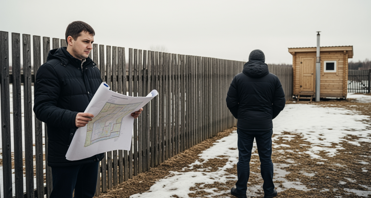 Сосед годами смеялся над границей моего участка, пока не выяснилось кто на самом деле нарушитель