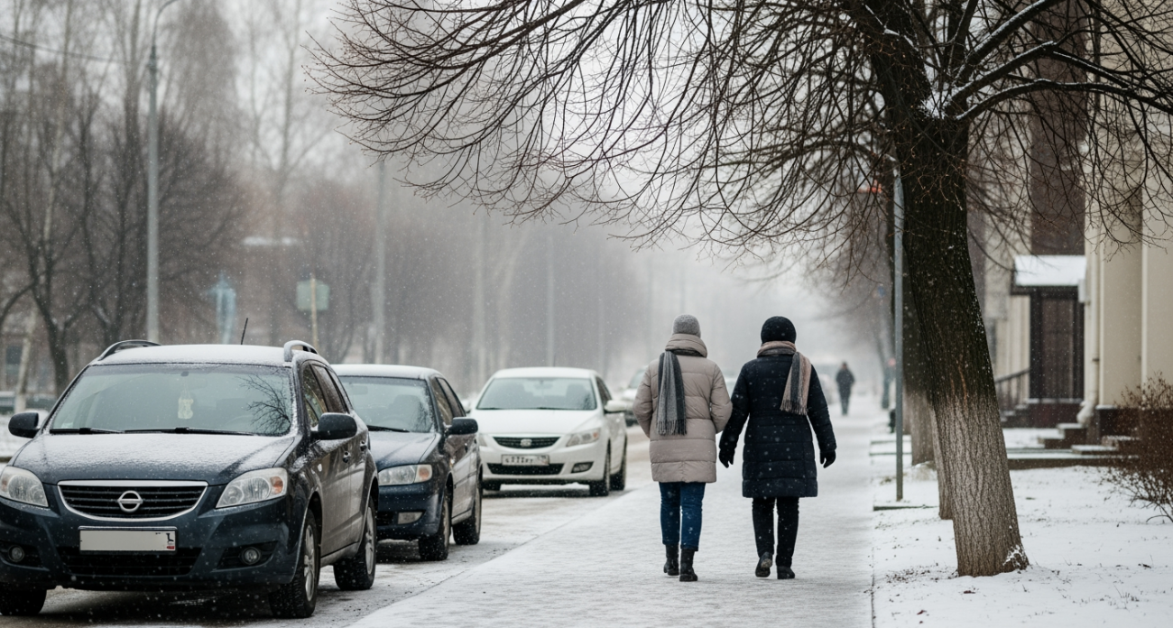 Гололедица и 12-градусный мороз обрушатся на регион 26 февраля