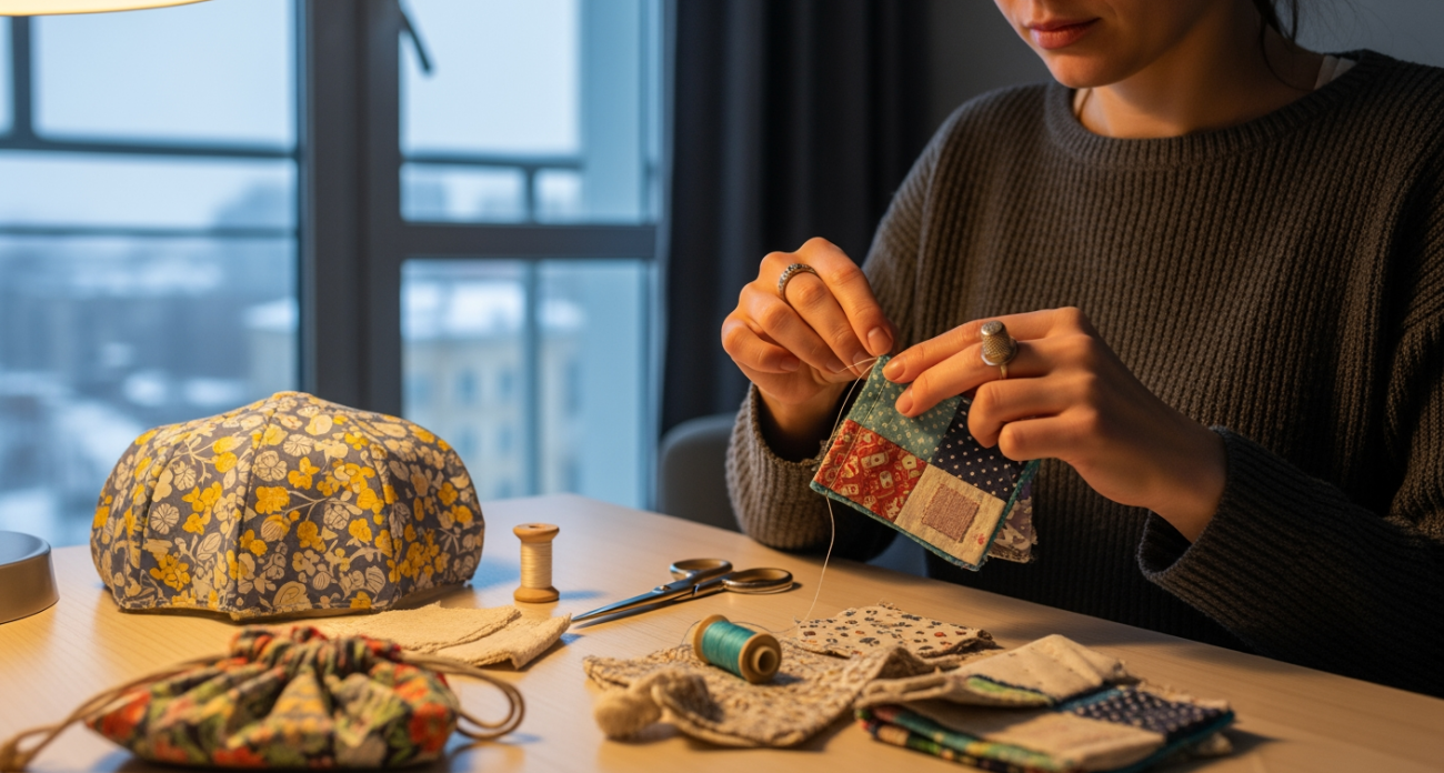 Старые лоскутки ткани превращаются в полезные вещи для дома — 6 идей которые работают