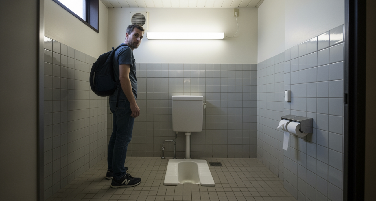 Японская привычка сидеть на унитазе задом наперёд оказалась гениальной идеей для здоровья