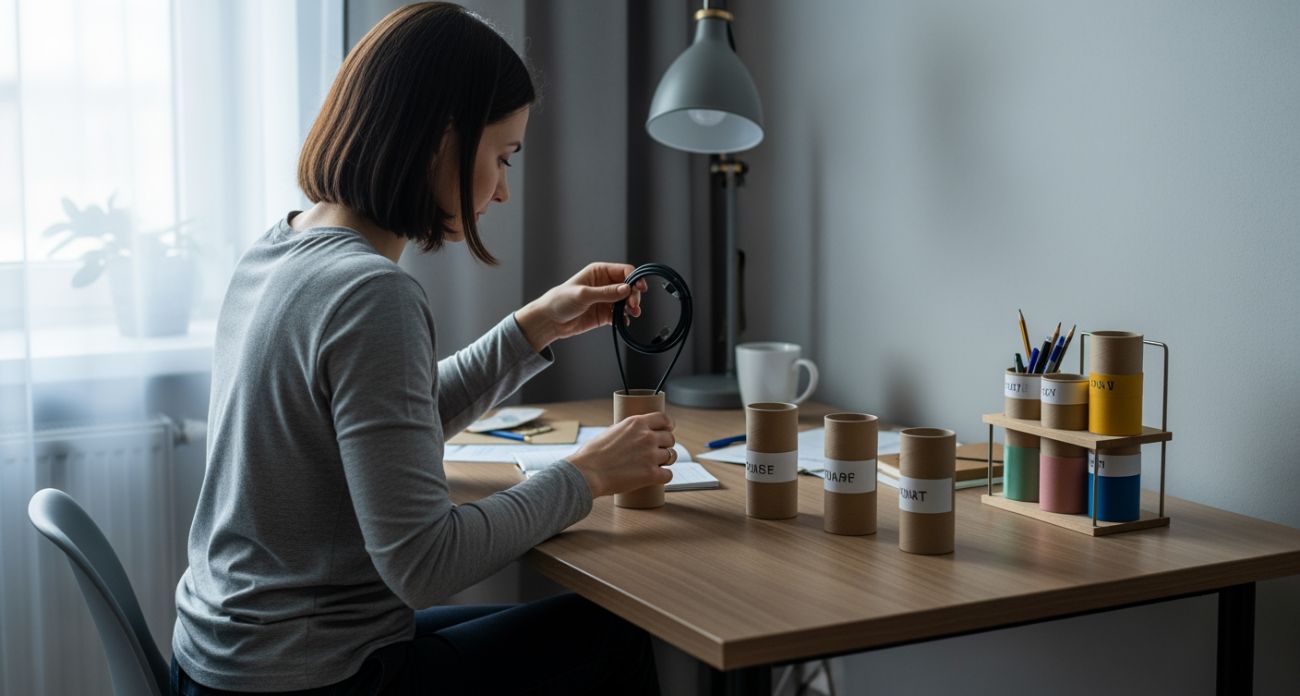 Простые трюки с втулками от туалетной бумаги заменят покупные органайзеры и сберегут семейный бюджет