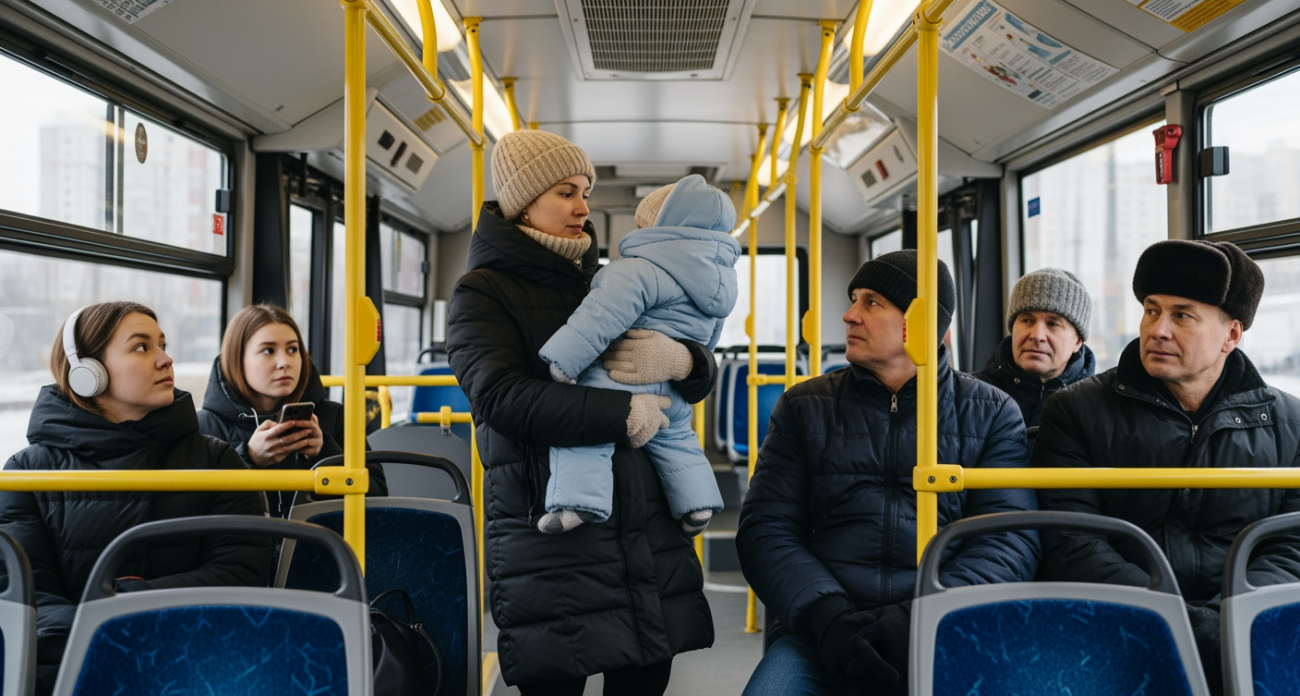 Мамаша с коляской устроила скандал в поезде, а другие пассажиры преподали ей урок воспитания