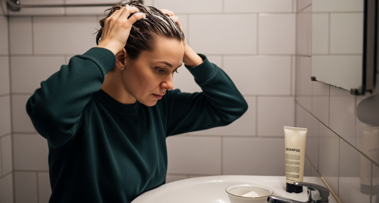 Парикмахеры молчат об этом кухонном ингредиенте который убирает жирность волос за одно применение