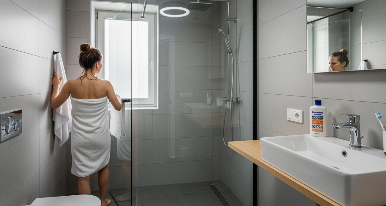 Европейцы уже забыли про шторки в ванной и перешли на это стильное решение