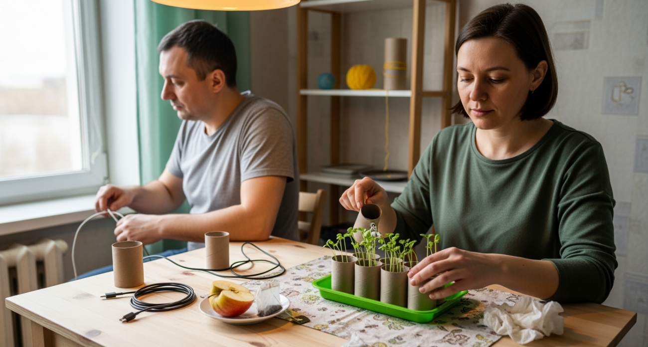 Картонные втулки больше не выбрасываю после открытия этих 7 способов их применения в быту