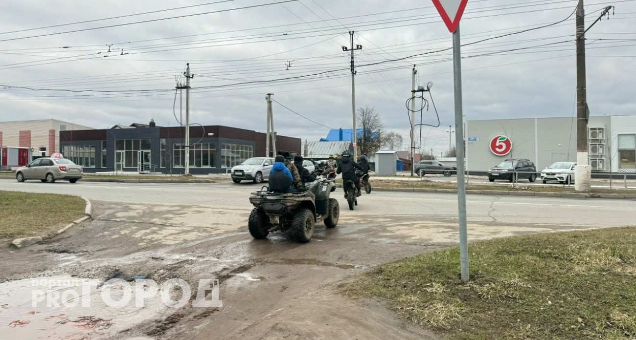 За выезд на питбайке по нижегородским трассам планируют карать