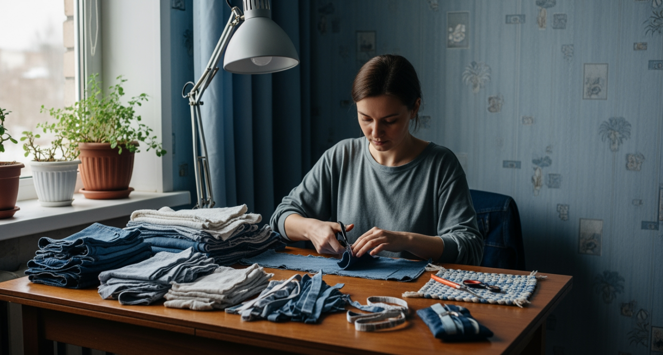 Из ненужных лоскутков за час делаю украшения для дома, которые все принимают за дизайнерские