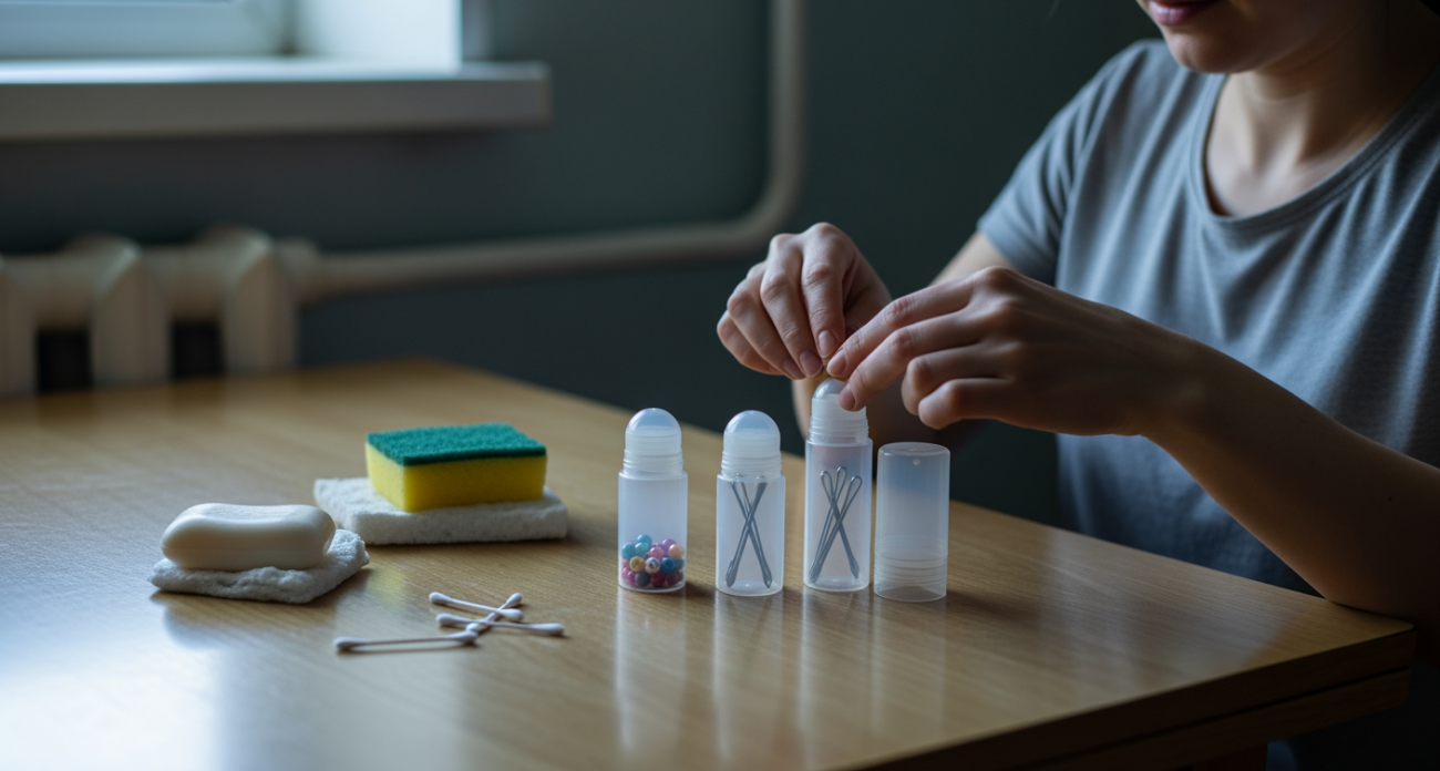 Старые дезодоранты обретают вторую жизнь как идеальные помощники для хранения мелочей в доме