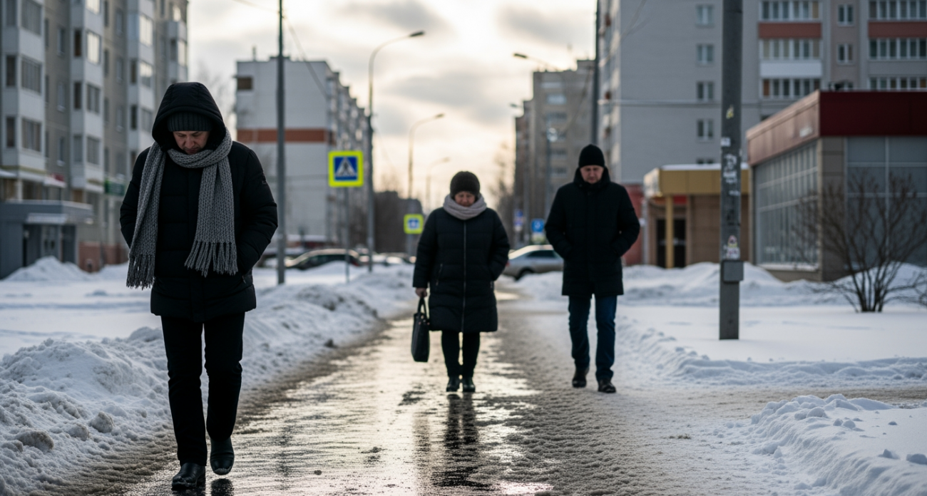 Температура упадет до -13°С: гололедица накроет регион 5 марта