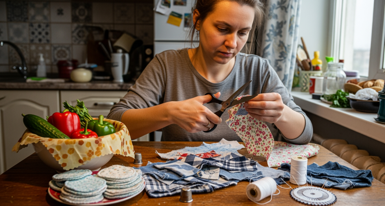 Обрезки ткани которые обычно выбрасывают станут самыми нужными предметами в вашем доме