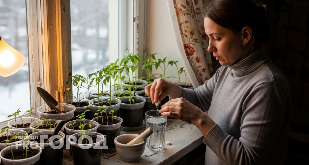 Добавляю эту таблетку в лейку и рассада прорастает за 3 дня вместо недели — проверено на томатах