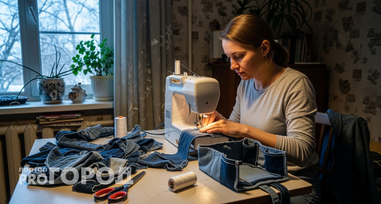 Не выбрасывайте старые джинсы: 7 хитростей превратить их в нужные вещи и сберечь деньги