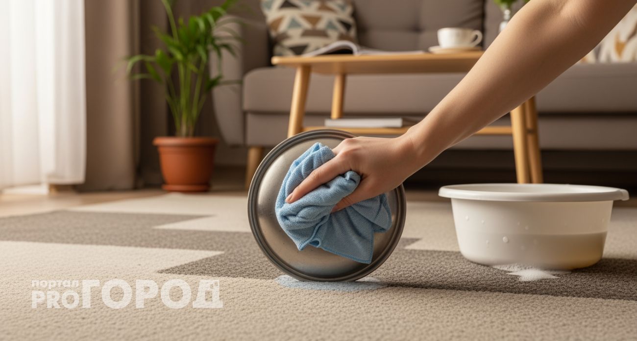 Старый бабушкин способ с предметом из любой квартиры возвращает ковру заводскую чистоту за пару минут
