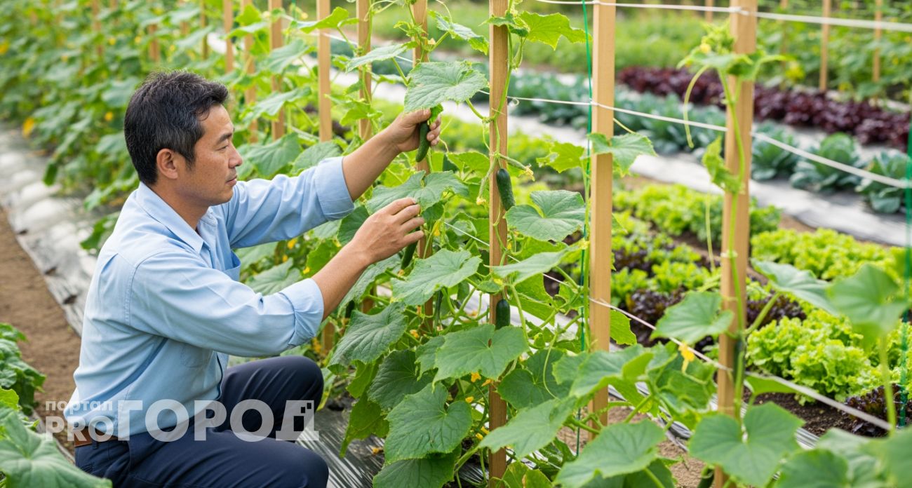 Японский способ посадки огурцов превратил мою грядку в зеленый конвейер урожая