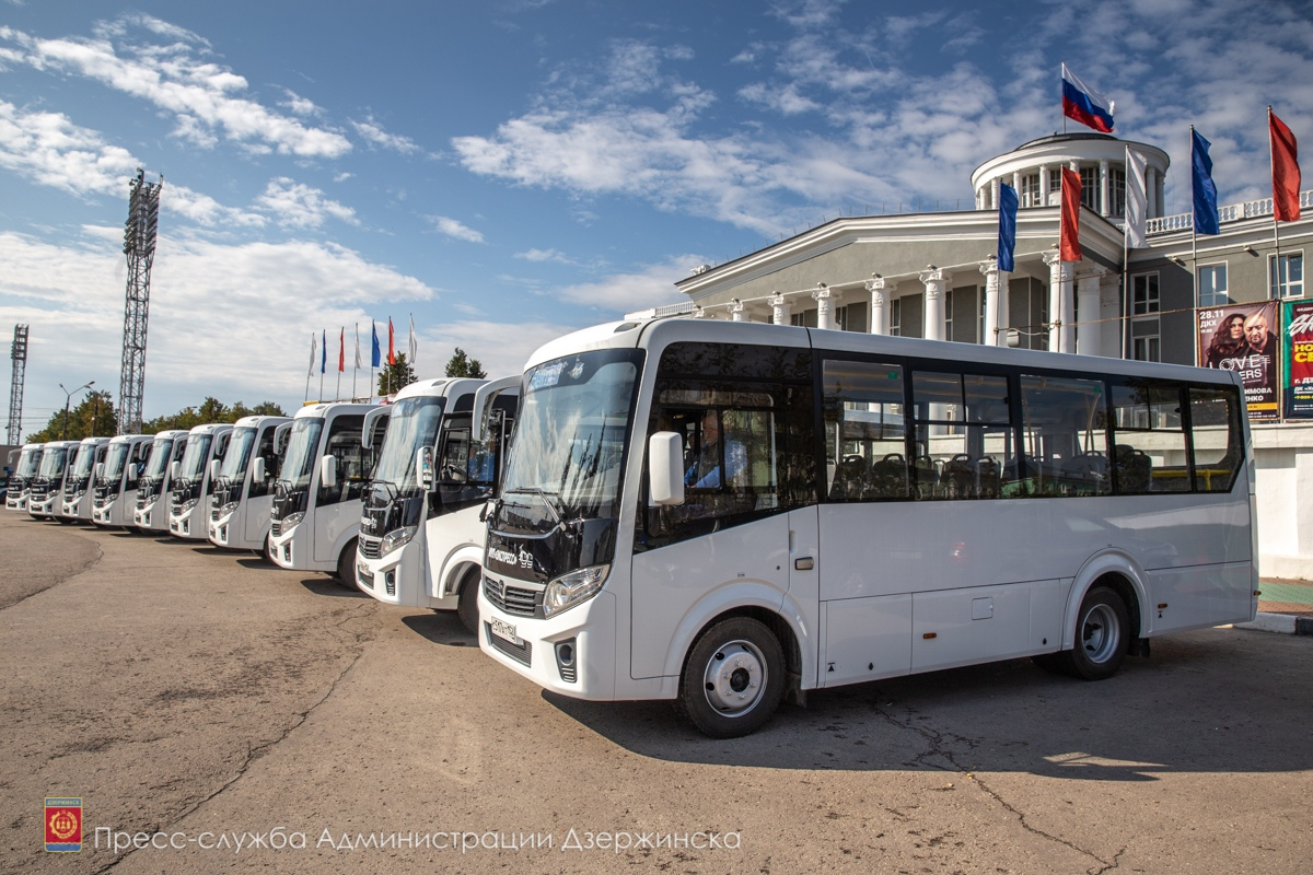 Новые автобусы уже вышли на дороги Дзержинска